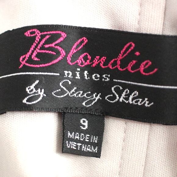 Blondie Nites by Stacy Sklar Off Shoulder Fit and Flare Gown Size 9 XS - Picture 8 of 8